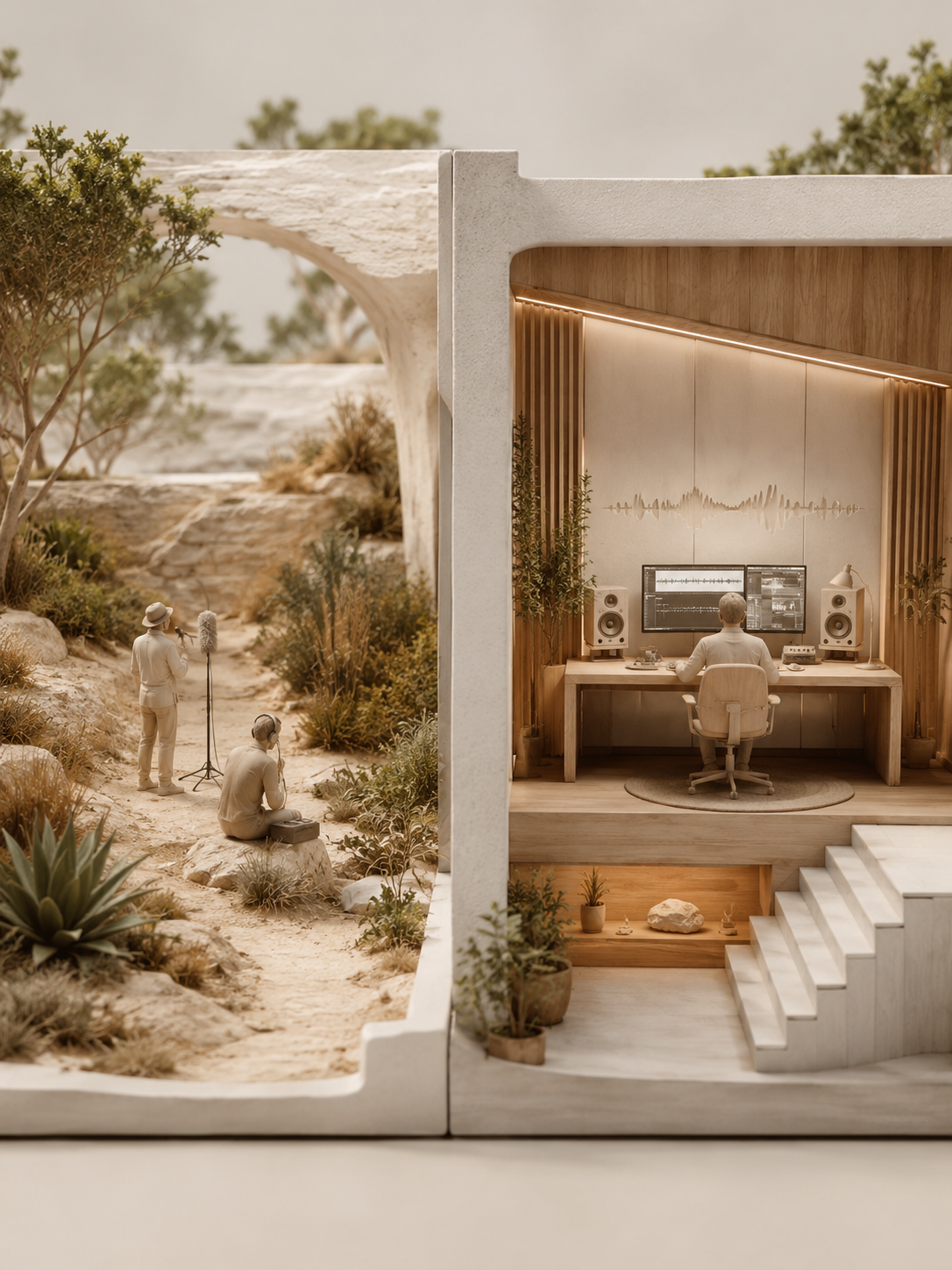 Arquitectura sonora integrada en un desarrollo
